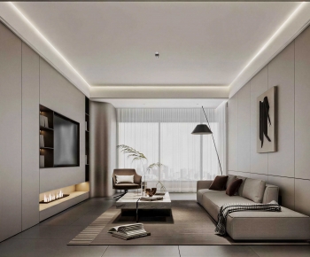 Modern A Living Room-ID:867480998