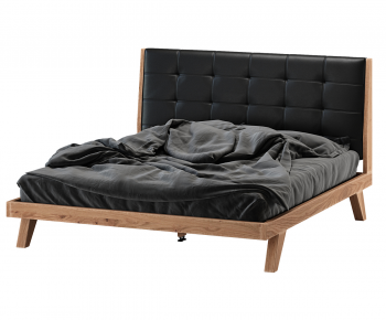 Modern Double Bed-ID:302848105