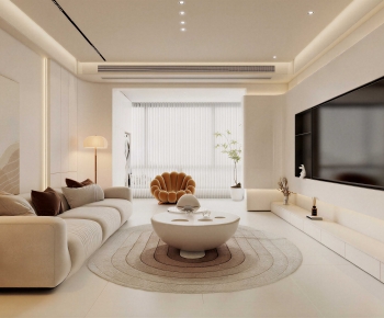 Modern A Living Room-ID:964380039