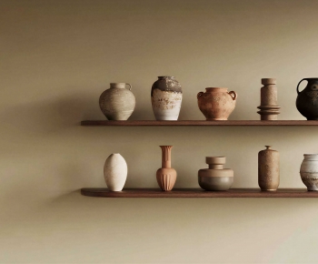 Wabi-sabi Style Clay Pot-ID:609025968