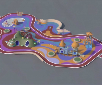 Modern Park Landscape-ID:429039969