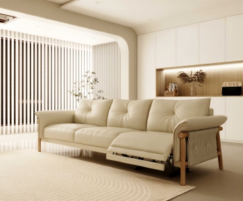 Modern Three-seat Sofa-ID:852464917