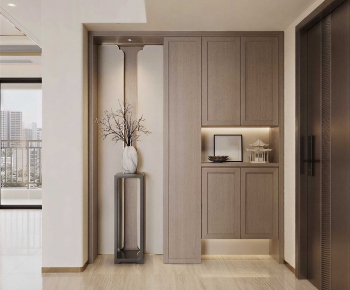 New Chinese Style Shoe Cabinet-ID:648962027