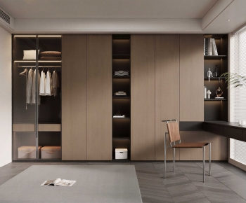 Modern Clothes Storage Area-ID:957299951