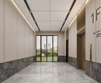 Modern Office Reception Desk-ID:630615956