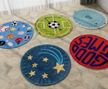 Modern Circular Carpet-ID:709935902