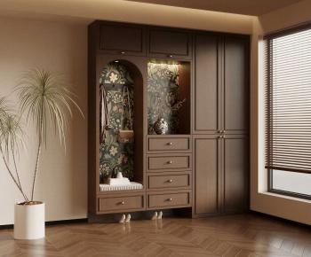 French Style Shoe Cabinet-ID:402688035