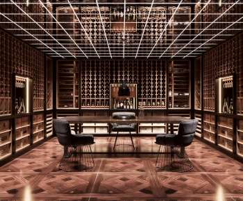 Modern Wine Cellar/Wine Tasting Room-ID:240891072