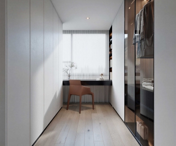 Modern Clothes Storage Area-ID:323863037