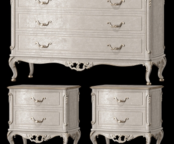 European Style Bedside Cupboard-ID:634515058