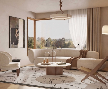 Wabi-sabi Style A Living Room-ID:112690932