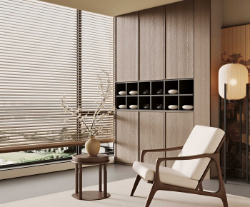 New Chinese Style Lounge Chair-ID:230386029