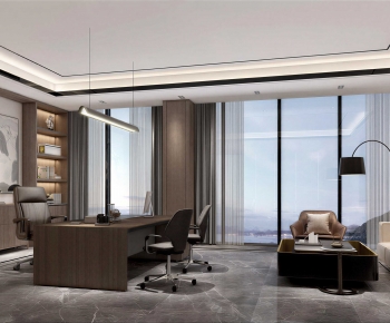 Modern Manager's Office-ID:877827884