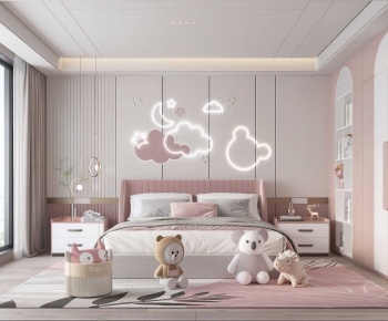 Modern Girl's Room Daughter's Room-ID:754878047