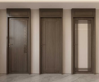 New Chinese Style Single Door-ID:574171076