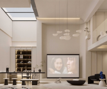 Modern A Living Room-ID:243872888