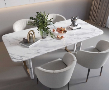 Modern Dining Table And Chairs-ID:194608932