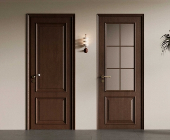 French Style Single Door-ID:415426022