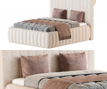 Modern Double Bed-ID:813879975