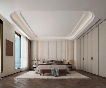 New Chinese Style Bedroom-ID:706449035