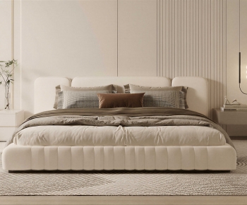 Modern Double Bed-ID:185678964