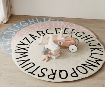 Modern Circular Carpet-ID:441999411