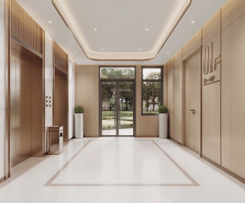 Modern Corridor/elevator Hall-ID:569700962