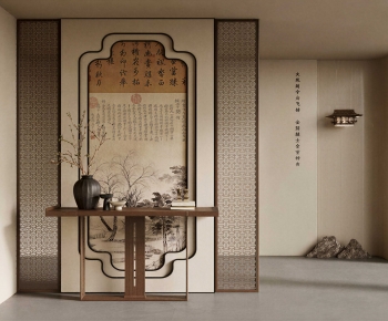 New Chinese Style Hallway-ID:360743055