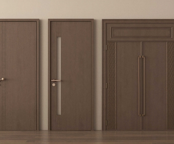 New Chinese Style Double Door-ID:475717072