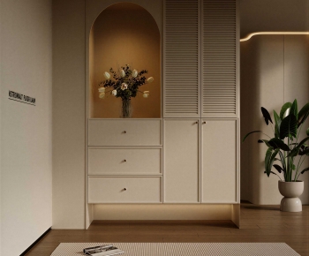 French Style Shoe Cabinet-ID:389027124