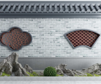 New Chinese Style Landscape Wall-ID:333307983