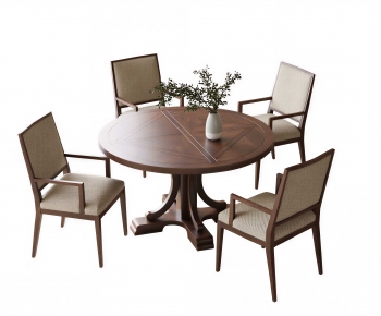 Modern Dining Table And Chairs-ID:437855965