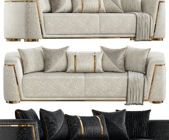 Modern Three-seat Sofa-ID:979986913