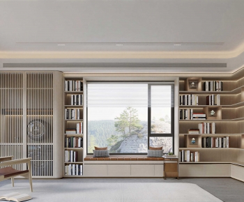 Modern Bookstore Book Bar-ID:554543977