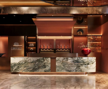 New Chinese Style Lobby Hall-ID:143523935