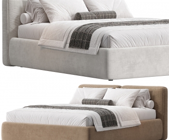 Modern Double Bed-ID:681741953