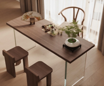 New Chinese Style Tea Tables And Chairs-ID:239665033