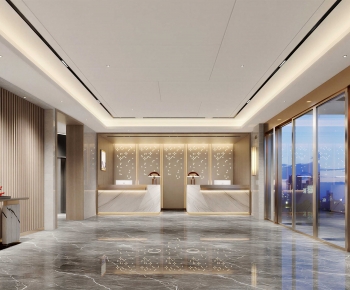 Modern Office Reception Desk-ID:588849071