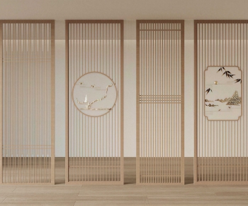 New Chinese Style Wooden Screen Partition-ID:973170044
