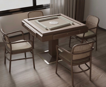 Modern Mahjong Tables And Chairs-ID:455720902