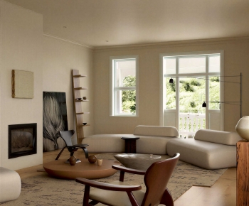 Modern A Living Room-ID:970284946