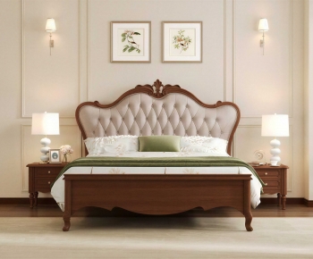 European Style Double Bed-ID:931132083