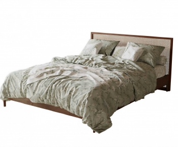 Modern Double Bed-ID:871799957