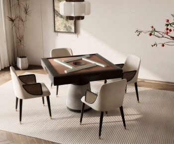 Modern Mahjong Tables And Chairs-ID:787720925