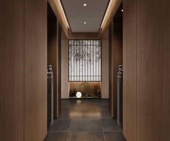 New Chinese Style Hallway-ID:787451982