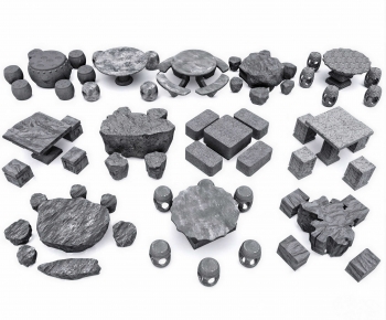 New Chinese Style Outdoor Tables And Chairs-ID:866341118