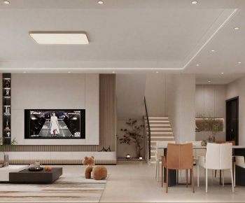 Modern A Living Room-ID:292604927