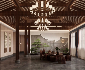 New Chinese Style Lobby Hall-ID:778780077