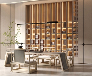 New Chinese Style Tea Tables And Chairs-ID:151067029