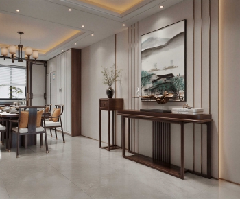 New Chinese Style Dining Room-ID:522223954